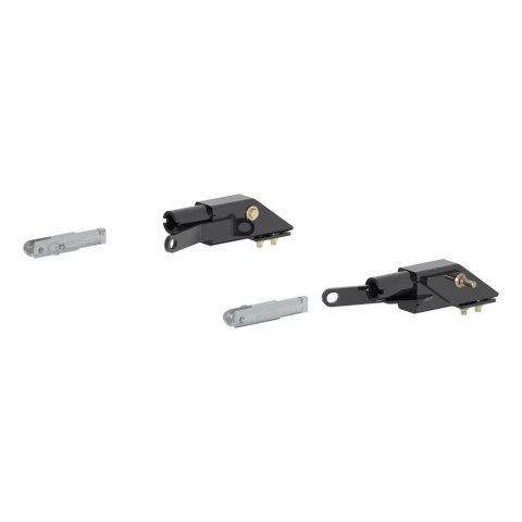 CURT Custom Tow Bar Base Plates 70131 Adapter Bracket, Plate, Steel, Black Powdercoated, Chevrolet, GMC, Kit