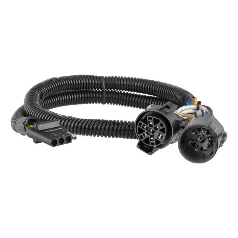 CURT Custom Wiring Connector Harnesses 55384 Vehicle Towing Harness Adapter, T-Connector, 2-Wire System, Vehicles with Tow Package, Each