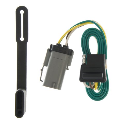 CURT Custom Wiring Connector Harnesses for 1999-2001 F-250 SUPER DUTY, F-350 DUTY - 55247 Vehicle Towing Harness Adapter, Trailer Harness Adapter, 4-Way Flat, Replacement Style, Ford, Each