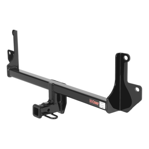 CURT Class 1 Receiver Hitch 11184 Trailer Hitch, I, 1-1/4 in. Receiver, Black, Square Tube, Ball Mount, BMW, Each