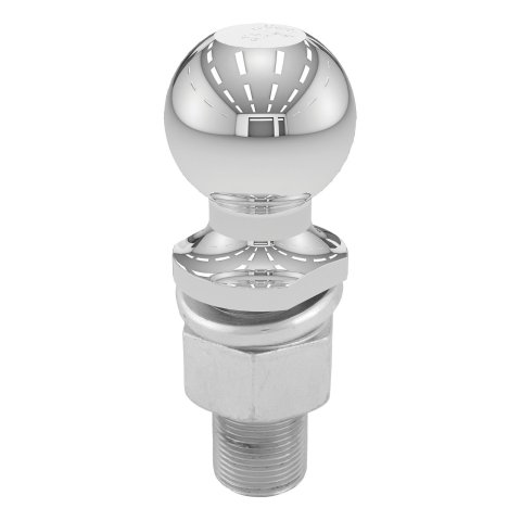 CURT Hitch Balls 40076 Ball, Chrome, 2 5/16 in. Ball, 1.250 in. Diameter Shank, 3 in. Length Shank, 6,000 lbs., Each