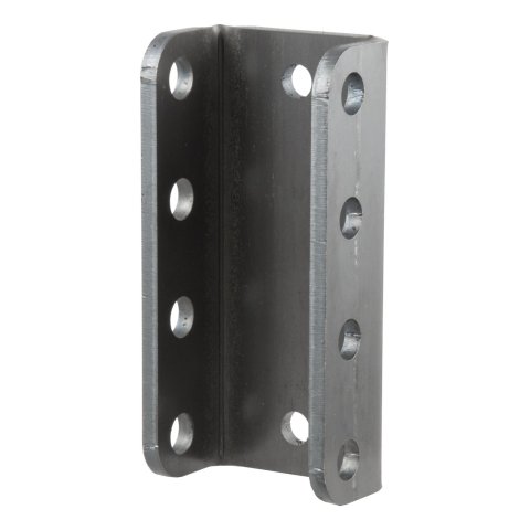 CURT Forged Alloy Lunette Eyes and Channels 48610 Coupler Channel, Adjustable, Steel, 3.000 in. Width, 7.500 in. High, Each