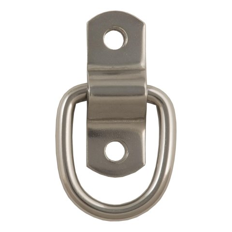 CURT Rope Rings 83732 Cargo Tie-Down Anchor, Rope-Ring, Stainless Steel, 1,200 lb Capacity, Each