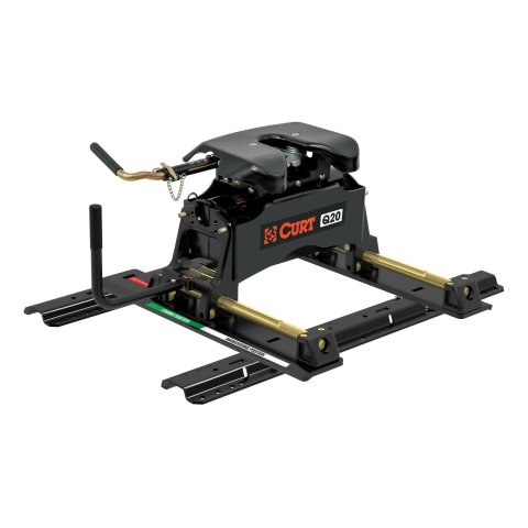 CURT Q20 Fifth Wheel Trailer Hitches 16636 Hitch, Head, Black Powdercoated, Fixed Mount, Each