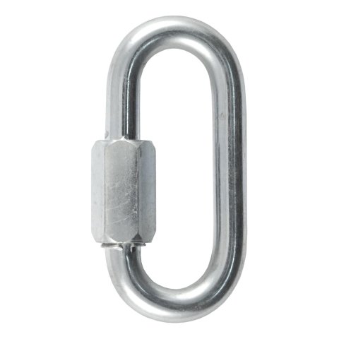 CURT Trailer Safety Chain Quick Links 82933 Chain, Link, Steel, Zinc Plated, 3/8 in. Diameter, 2,200 lb. Break Force, Each
