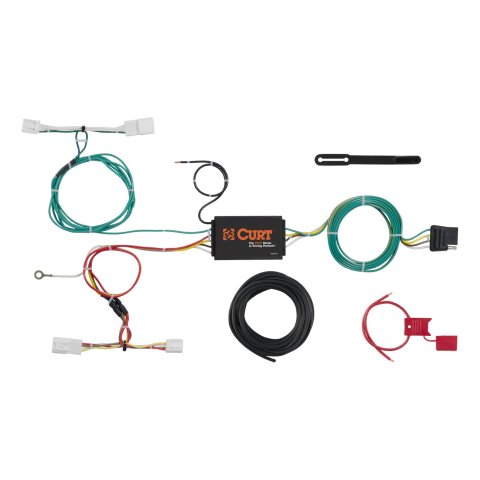 CURT Custom Wiring Connector Harnesses for 2019-2023 COROLLA, 2017-2018 COROLLA IM, 2016 IM - 56309 Adapter, Vehicle Towing Harness, 3 to 2 Powered Converter, Scion, Kit