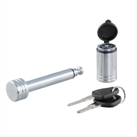 Curt Manufacturing Receiver Hitch and Coupler Locks 23501 LOCK, CHROME, 1/2" CHROME