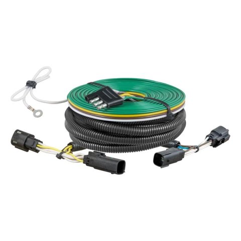 Curt Manufacturing - Trailer Wiring Harnesses for 2020-2023 SONATA 56461 Connector Kit, Custom Harness, 4-Way Flat Output, Select Hyundai Sonata
