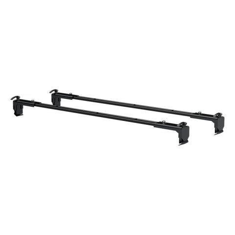 CURT Jeep Roof Rack Crossbars for 2007-2018 WRANGLER - 18119 Cross Bars, Steel, Black Powdercoated, 59.770 in. Long, Jeep, Pair