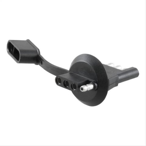 Curt Manufacturing Vehicle Towing Harness Adapters 58404 Adapter, 4-Flat to 4-Flat, 1 1/4 in. Diameter