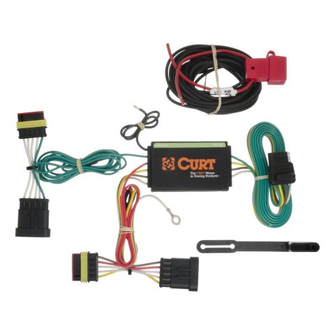 CURT Custom Wiring Connector Harnesses for 2012-2019 500 - 56174 Adapter, Vehicle Towing Harness, T-Connector, Fiat, Each