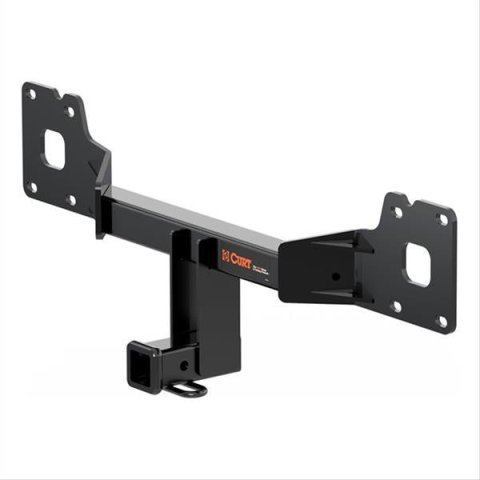 CURT Class 3 Receiver Hitch 13291 Hitch, III, 2 in. Receiver, Square Tube Welded, Black Powdercoated, Jaguar, F-Pace, Each