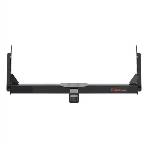 CURT Class 3 Receiver Hitch 31083 Hitch, Front, 3, 2 in. Square, 500 lb. Max Tongue, 5,000 lb. Max Trailer, Square Tube Welded, Black Powdercoated, Ford, Each