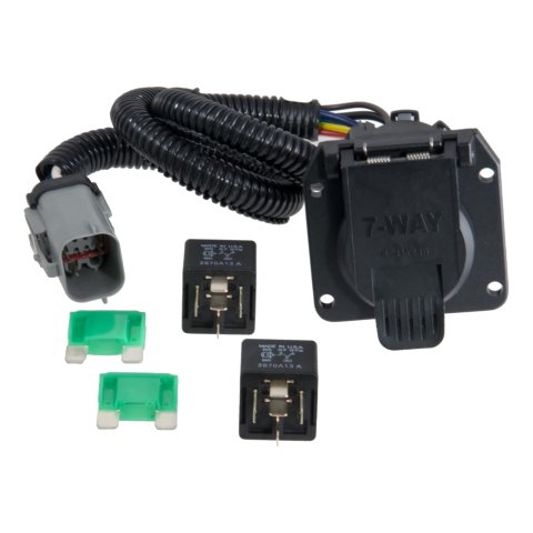 CURT Custom Wiring Connector Harnesses 55243 Vehicle Towing Harness Adapter, Trailer Harness Adapter, 7-Way, Replacement Style, Ford, Each
