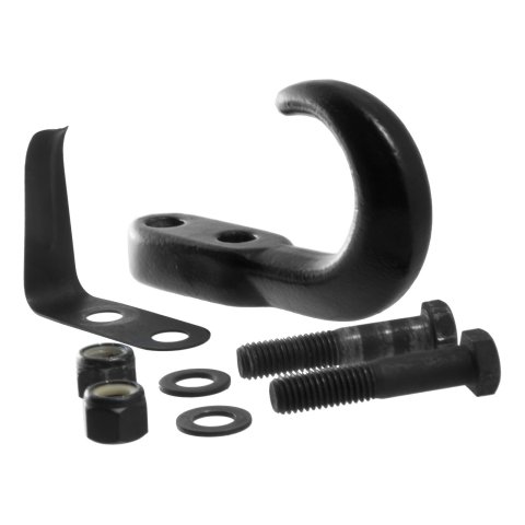 CURT Tow Hook Mounts 22411 Hook, Forged, Heat Treated, Black, 10.000 lb. GTW, Hardware, Each