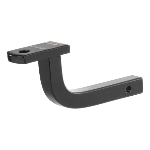 CURT Universal Ball Mounts 45520 Receiver Hitch Mount, Steel, Black, 1.25 in. Square, 0 in. Drop, 3.125 in. Rise, 9.75 Length, Each