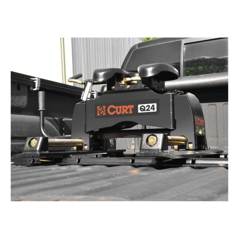CURT Q24 Fifth Wheel Trailer Hitches 16546 Hitch, Wheel, Q24, Carbide Powdercoated, Kit
