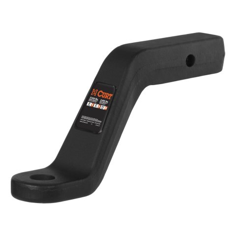 CURT Magnum One-Piece Forged Ball Mounts 45342 Receiver Hitch Mount, V, Carbide, 2 in.Square, 6 in. Drop, 5 in. Rise, 8.25 in Length, Each