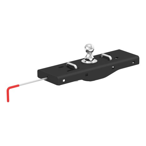 CURT Double Lock EZr Gooseneck Hitches 60619 Hitch, EZr, Bed Location, Steel, Carbide Powdercoated, Chevy, GMC, Each