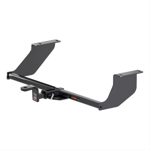 CURT Class 1 Receiver Hitch 114643 Hitch, I, 1/4 in. Receiver, Square Tube Welded, Black Powdercoated, with Old-Style Ball Mount, Chevrolet, Sonic, Each