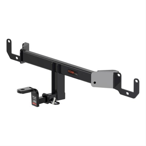 CURT Class 1 Receiver Hitch 114923 Hitch, I, 1/4 in. Receiver, Square Tube Welded, Black Powdercoated, with Old-Style Ball Mount, Chevrolet, Cruze, Each
