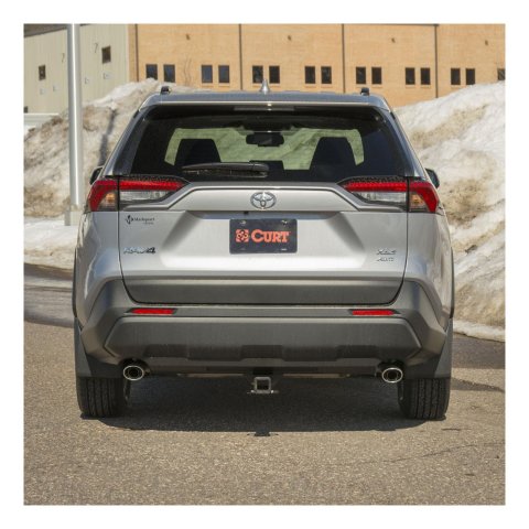 CURT Class 3 Receiver Hitch 13416 Hitch, Rear, 3, 2 in. Square, Square Tube Welded, Black Powdercoated, Toyota, Each