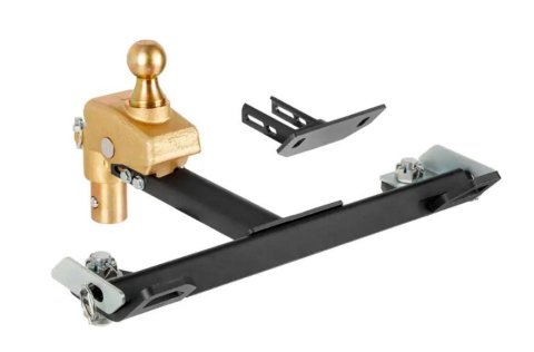 CURT Rockerball Multi-Fit OEM Puck System Gooseneck Kits 60668 Hitches, Couplers, Steel, Rockerball, 2 5/16 in. Ball Diameter,Black Powdercoated, for Nissan, Chevy, Ford, GMC, Kit