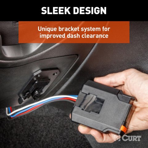 CURT Discovery NEXT Brake Controllers 511266 Trailer Controller, NEXT, Operates 2-8 Brakes, 1-4 Axles, LED, Under Dash Mount, Black, Plastic, Time Delay Activation, Set of 6