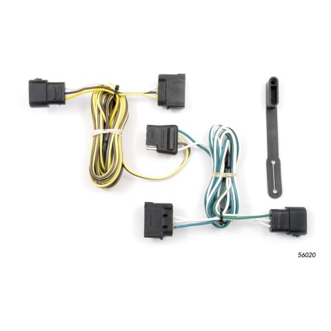 CURT Custom Wiring Connector Harnesses 56020 Vehicle Towing Harness Adapter, T-Connector, 2-Wire System, Ford, Each