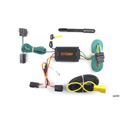 CURT Custom Wiring Connector Harnesses for 2010-2013 TRANSIT CONNECT - 56090 Vehicle Towing Harness Adapter, Trailer Wire
