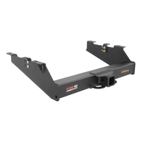 CURT Class 5 Receiver Hitch 15703 Hitch, Rear, V, 2 1/2 in. Square Receiver, Carbide Powdercoated, Chevy, GMC, Each