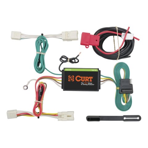 CURT Custom Wiring Connector Harnesses for 2017-2020 ELANTRA, 2014-2018 ELANTRA GT, 2017-2022 IONIQ - 56233 Adapter, Vehicle Towing Harness, T-Connector, Hyundai, Each