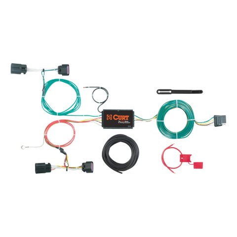 CURT Custom Wiring Connector Harnesses for 2015-2022 PROMASTER CITY - 56270 Adapter, Vehicle Towing Harness, 3 to 2 Powered Converter, Ram, Kit