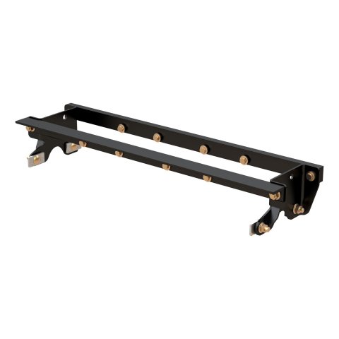 CURT Double Lock Gooseneck Installation Brackets for 2015-2023 F-150 - 60649 Hitch Kit, Lock, 30,000 lbs. Capacity, Steel, Black Powdercoated, Ford, Kit