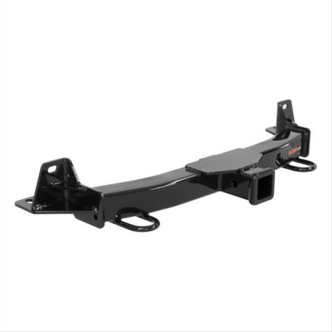 CURT Class 3 Receiver Hitch 31075 Hitch, III, Front Location, 2 in. Receiver, Square Tube Welded, Black Powdercoated, Each