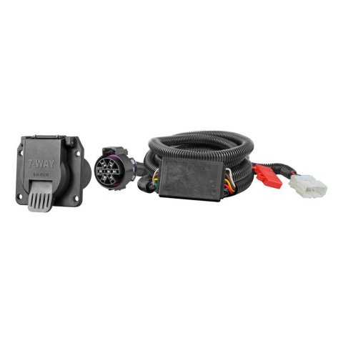 CURT Custom Wiring Connector Harnesses for 2019-2025 PASSPORT, 2016-2022 PILOT - 56421 Trailer Kit, (7-Way RV Blade Output)
