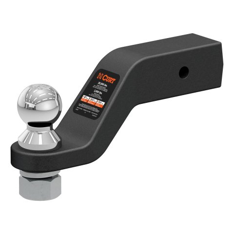 Curt Manufacturing Receiver Hitch Ball Mounts 45372 Trailer Mount