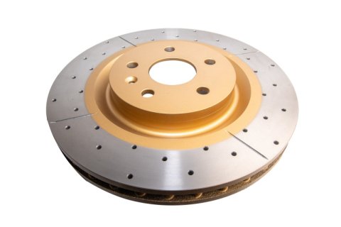 Disc Brakes Australia USA LLC Brake Rotors DBA2604X Street Gold Crossdrill/slot KP [ Holden Redline/Chev Camaro V8 10-> F ]