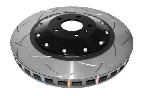 Disc Brakes Australia USA LLC Brake Rotors DBA52778BLKS 5000 Assembled Two Piece BLACK T3 Slotted KP [ Audi S6 V10 06-12 F ]