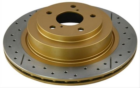 DBA Street Series X-Gold Disc Brake Rotors DBA2663X-10 Cross Drilled/Slotted Rotor