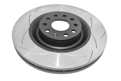 Disc Brakes Australia USA LLC Brake Rotors DBA2808S Street T2 Slotted KP [ VW Golf R32 04-> F ]