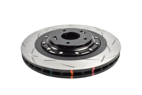Disc Brakes Australia USA LLC Brake Rotors DBA53148BLKS 5000 Fully Assembled 2-piece Black Hat T3 slotted KP [ Hyundai i30 "N-Performance" PDe 20-> F ]
