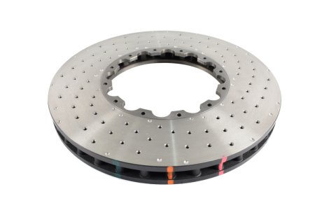 Disc Brakes Australia USA LLC Brake Rotors DBA53940.1XD 5000 Rotor Cross Drilled/Dimpled KP [ Chev Camaro ZL1 19-> F ] with Nas nuts
