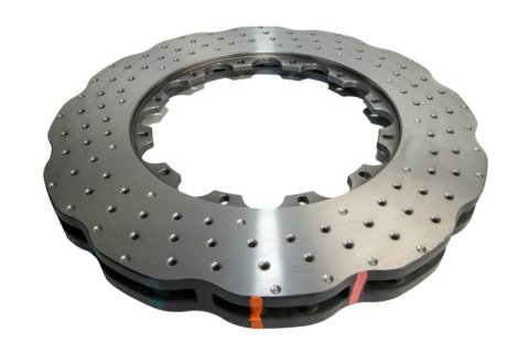 Disc Brakes Australia USA LLC Brake Rotors DBA52834.1WXD 5000 Rotor Cross Drilled/Dimpled KP WAVE 365mm x 34mm [ Audi R8-RS5 F & Audi RS Q3 14-> F ] NAS Nuts Included