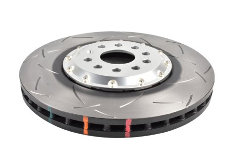 Disc Brakes Australia USA LLC Brake Rotors DBA53927SLVS 5000 Fully Assembled 2-piece Clear Anodised Hat T3 Slot KP [ VW Golf MK8 Type R Europe &Audi S3 8Y 2.0L T 07/21-> F ]