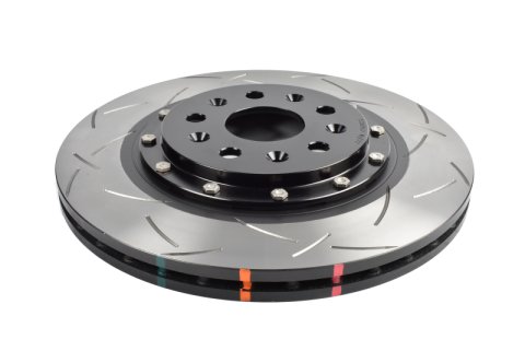 Disc Brakes Australia USA LLC Brake Rotors DBA53929BLKS 5000 Fully Assembled 2-piece Black T3 Slotted KP [ Chevrolet Corvette C8 Z51 02/20-> R ]