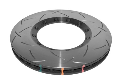 Disc Brakes Australia USA LLC Brake Rotors DBA52808.1V2S 5000 Rotor T3 Slot - 345mm x 30mm KP [ VW Golf R32 04-> F ] NAS Nuts Included