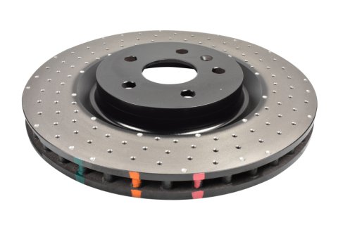 Disc Brakes Australia USA LLC Brake Rotors DBA42604XD 4000 Cross-drill and Dimple KP [ Holden Redline/Chev Camaro V8 10-> F ]