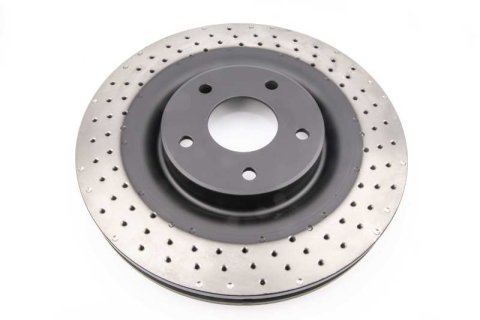 Disc Brakes Australia USA LLC Brake Rotors DBA42990XD 4000 Crossdrilled/Dimpled KP [ Corvette C6 05-> F ]