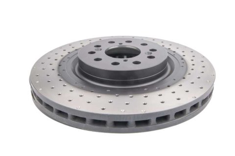 Disc Brakes Australia USA LLC Brake Rotors DBA43700XD 4000 XD Crossdrilled/Dimpled KP [ Honda Civic Type R FK Series FK8 Chass 228kw 09/17 -> F ]